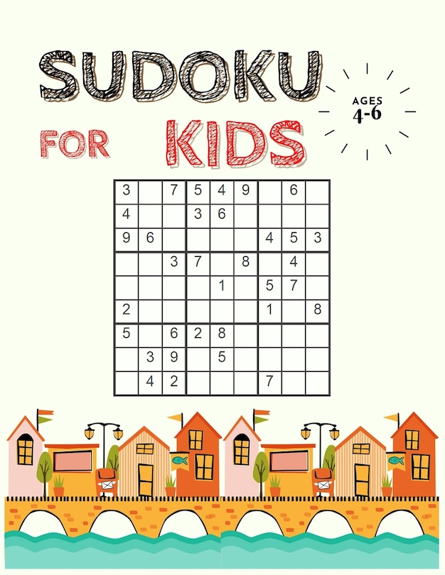 Front cover_Sudoku for Kids Ages 4-6