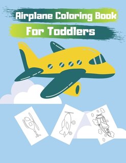 Couverture_Airplane Coloring Book For Toddlers