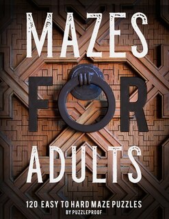 Front cover_Maze Book For Adults