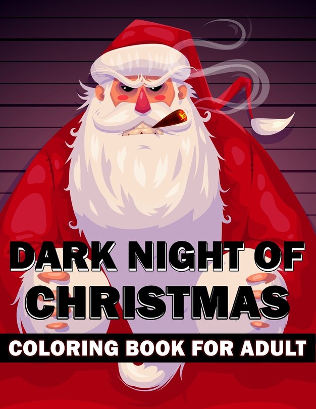 Couverture_Dark Night of Christmas Coloring Book