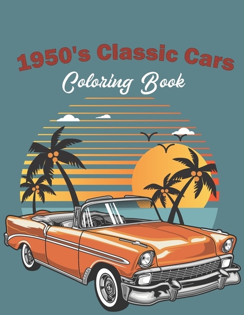 Couverture_1950's Classic Cars Coloring Book