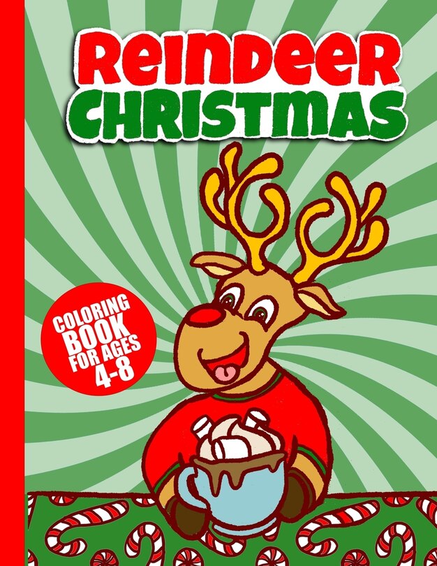 Front cover_Christmas Reindeer Coloring Book