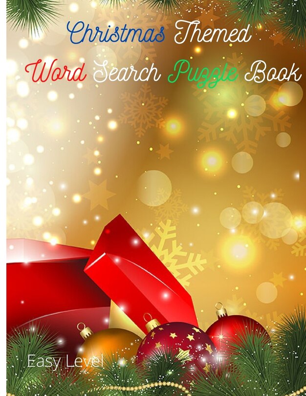 Front cover_Christmas Themed Word Search Puzzle Book