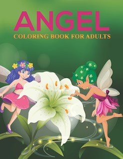 Front cover_Angel Coloring Book For Adults