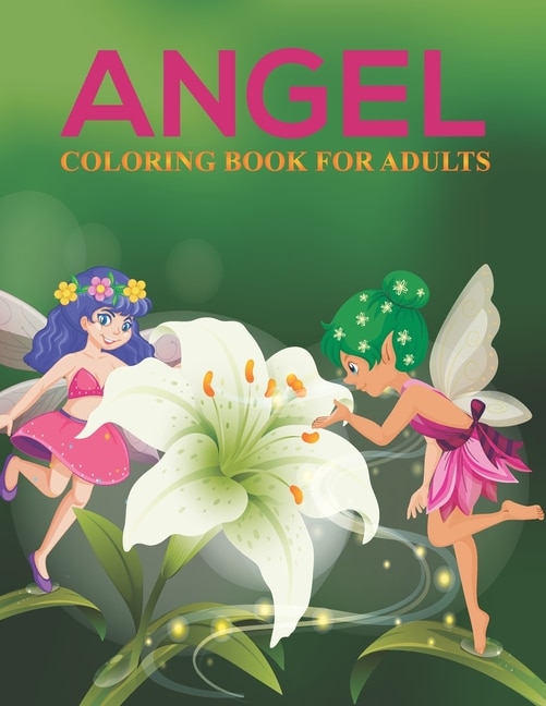 Front cover_Angel Coloring Book For Adults