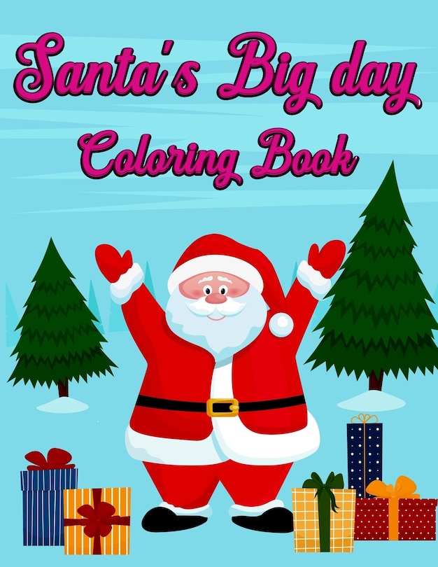 Couverture_Santa's Big day Coloring book