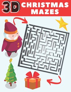 Front cover_3D Christmas Mazes