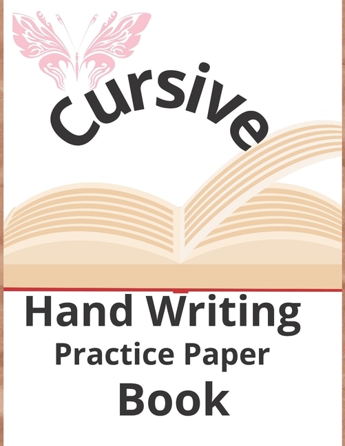 Couverture_cursive hand writing practice paper book