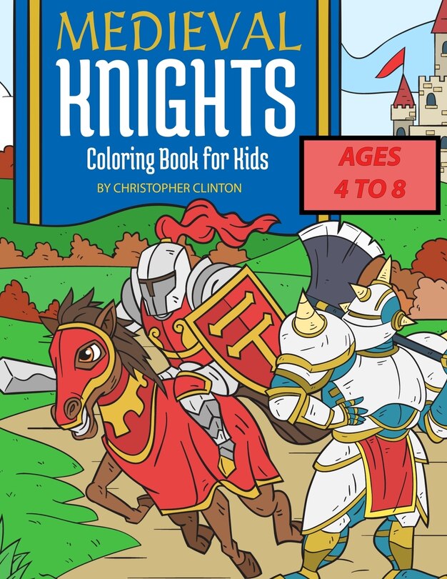 Couverture_Medieval Knights Coloring Book for Kids