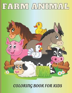 Couverture_Farm Animals Coloring Book For Kids
