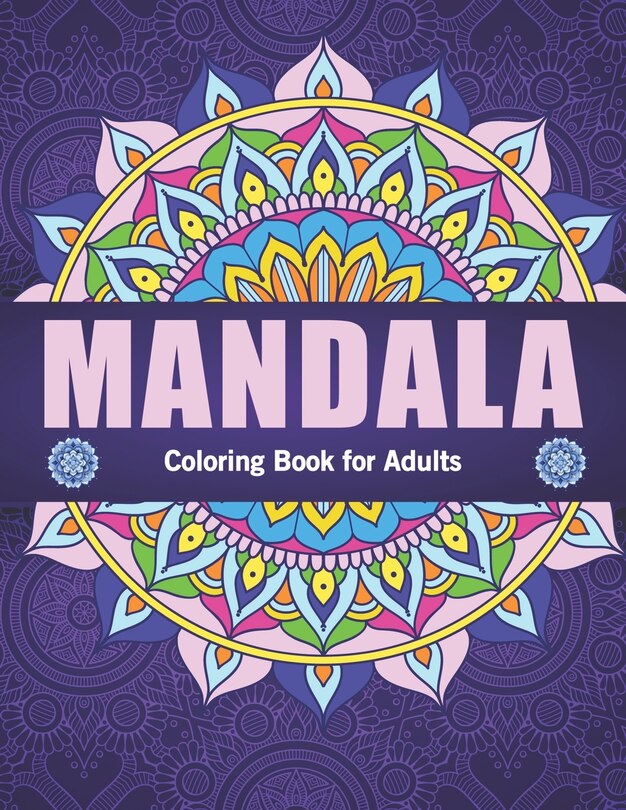 Couverture_Mandala coloring book for adults