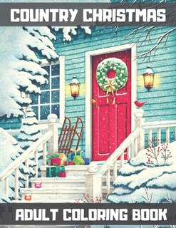 Couverture_Country Christmas Adult Coloring Book