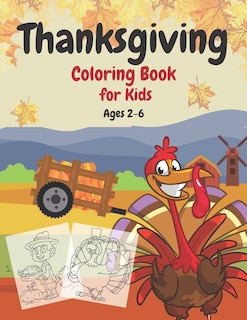 Front cover_Thanksgiving Coloring Book for Kids Ages 2-6