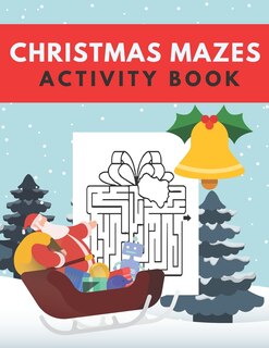 Front cover_Christmas Mazes Activity Book