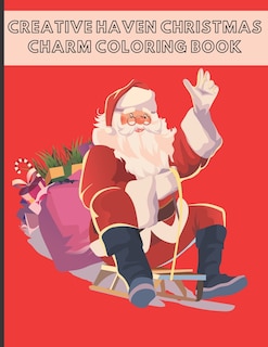 Front cover_Creative Haven Christmas Charm Coloring Book