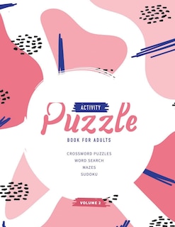 Couverture_Activity Puzzle Book For Adults