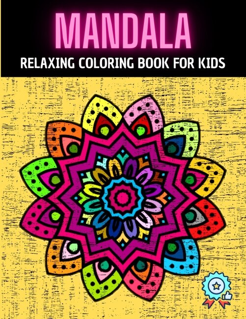 Couverture_Mandala Relaxing Coloring Book for Kids