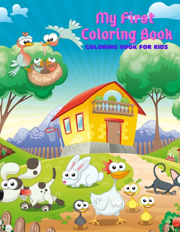 Front cover_My First Coloring Book - Coloring Book For Kids