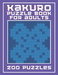 Couverture_Kakuro Puzzle Book For Adults- 200 Puzzles