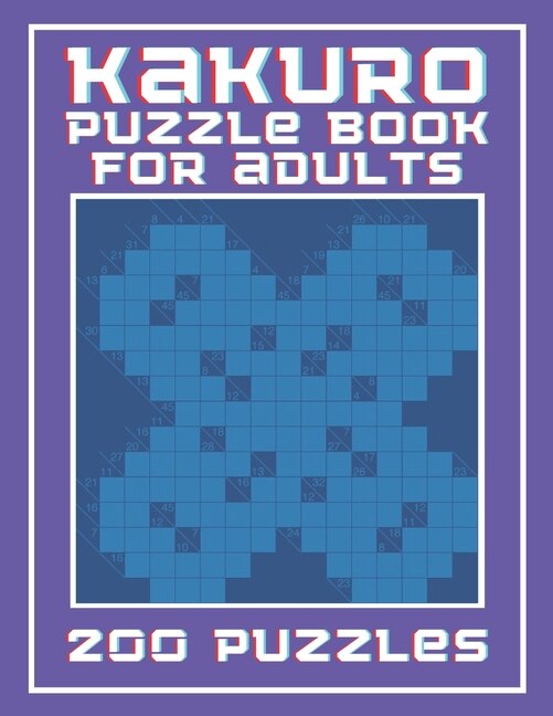 Couverture_Kakuro Puzzle Book For Adults- 200 Puzzles