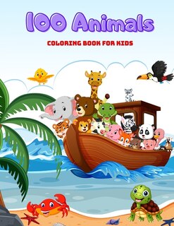 Couverture_100 Animals - COLORING BOOK FOR KIDS