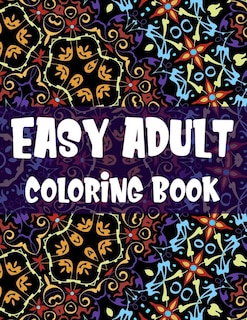 Couverture_Easy Adult Coloring Book