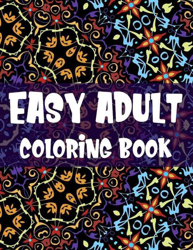 Couverture_Easy Adult Coloring Book