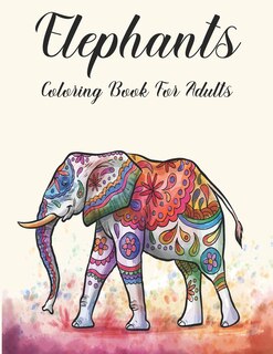 Couverture_Elephants Coloring Book for Adults