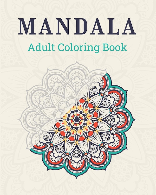Front cover_Mandala Adult Coloring Book