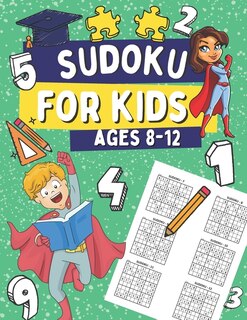 Front cover_Sudoku For Kids Ages 8-12