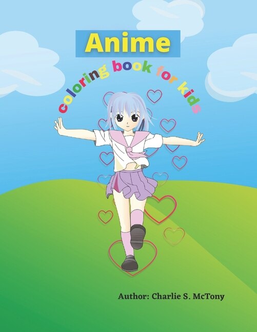 Anime coloring book for kids: Educational coloring pages with wonderful manga designs for kids