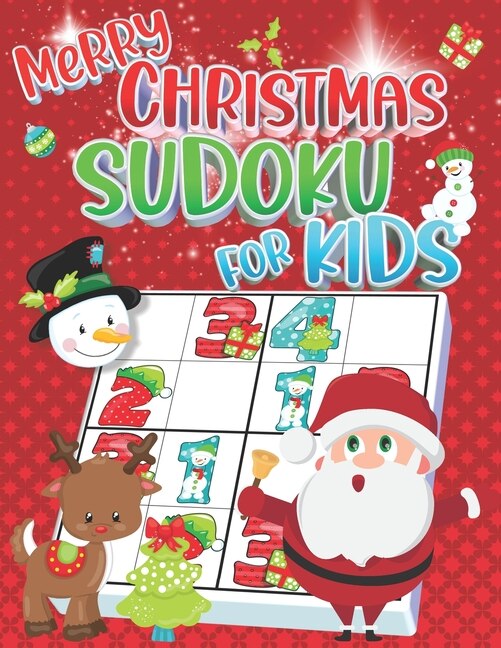 Front cover_Christmas Sudoku for Kids