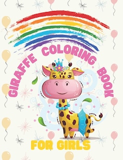 Front cover_Giraffe Coloring Book For Girls