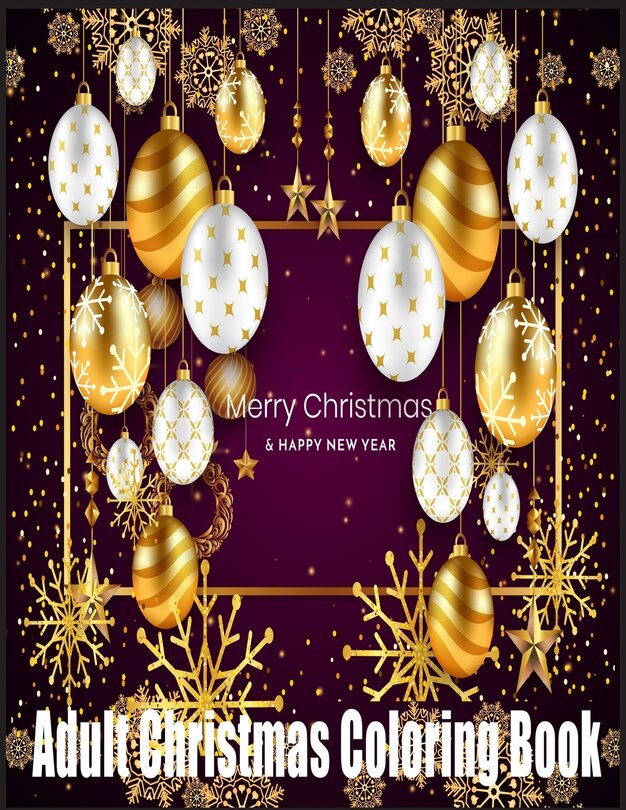 Front cover_Adult Christmas Coloring Book