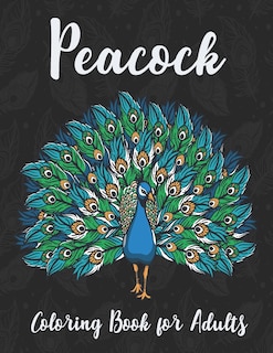 Couverture_Peacock Coloring Book for Adults