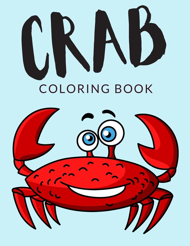 Front cover_Crab Coloring Book