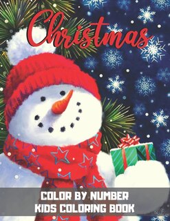 Couverture_Christmas Color By Number Kids Coloring Book
