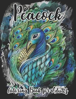 Couverture_Peacock Coloring Book for Adults