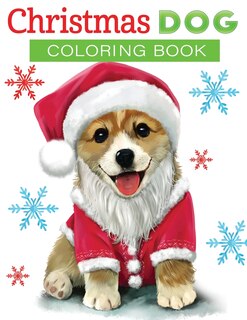 Front cover_christmas dog coloring book