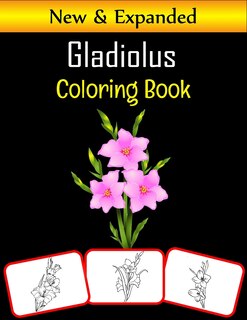 Front cover_Gladiolus Coloring Book