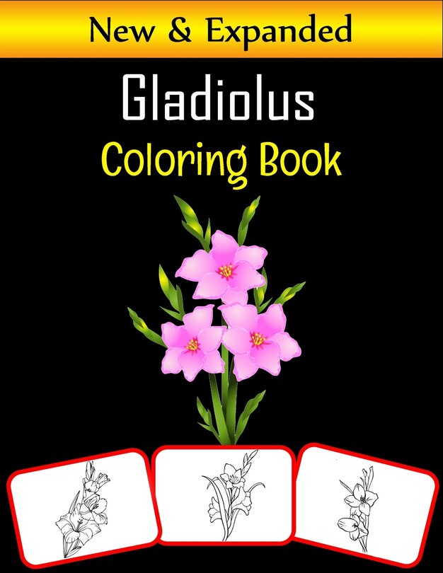 Front cover_Gladiolus Coloring Book