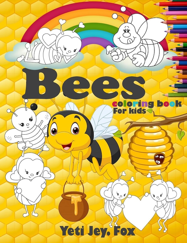 Couverture_Bees coloring book For kids