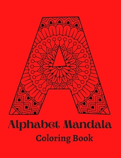 Front cover_Alphabet Mandala Coloring Book