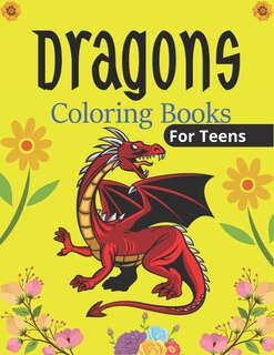 Couverture_DRAGONS Coloring Book For Teens