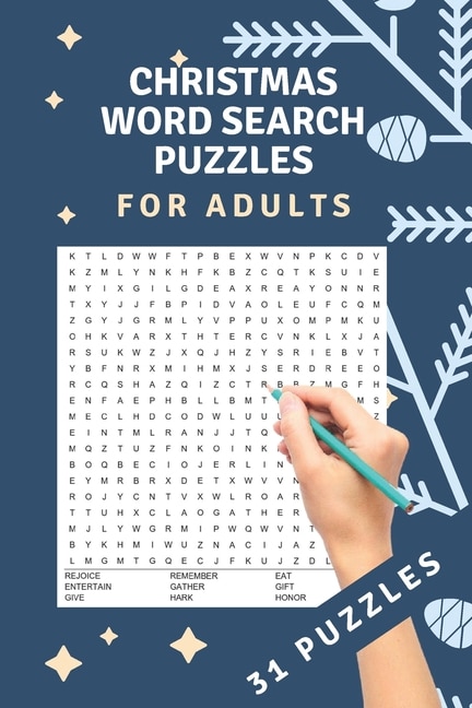 Front cover_Christmas Word Search Puzzles