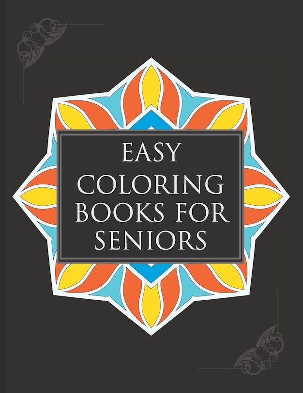 Couverture_Easy Coloring Books For Seniors