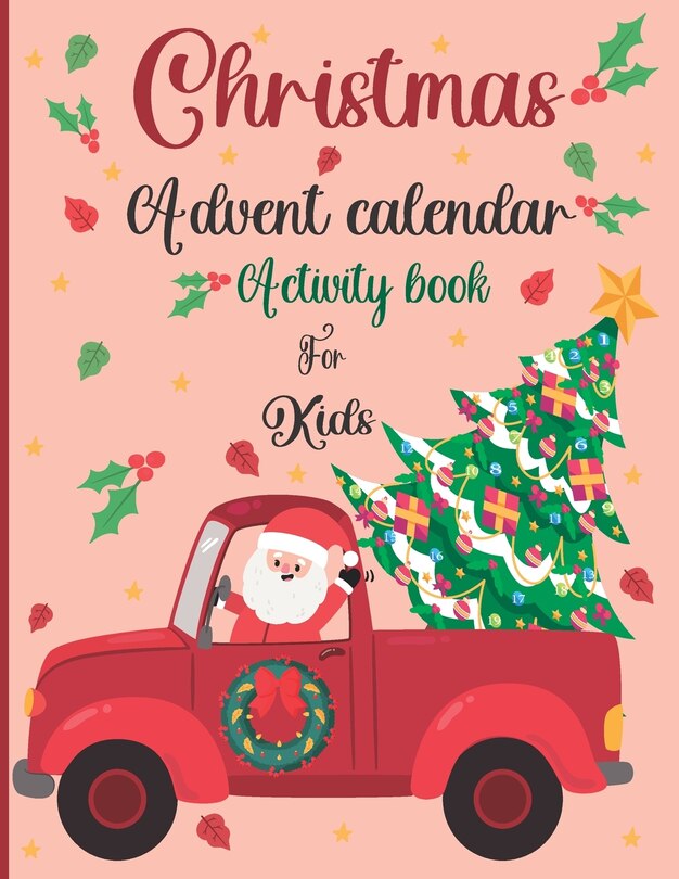 Front cover_Christmas Advent Calendar Activity Book For Kids