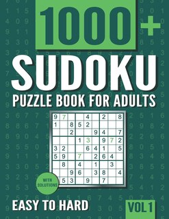 Front cover_Sudoku Puzzle Book for Adults