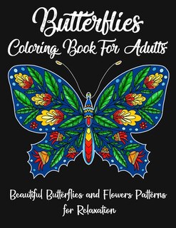 Front cover_Butterflies Coloring Book For Adults