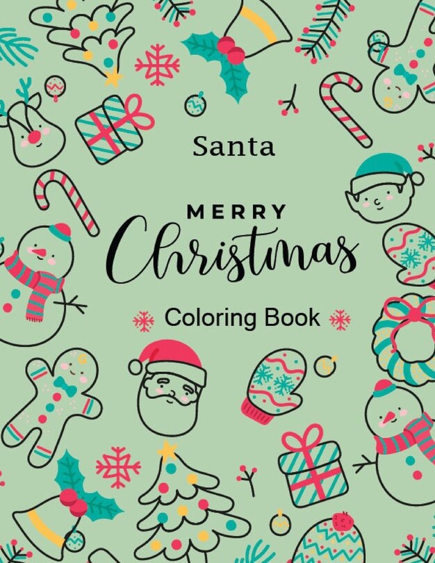 Couverture_Santa Merry Christmas Coloring Book